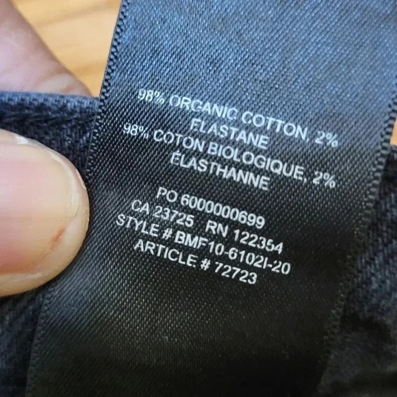 Aritzia Denim Forum Yoko High Rise Button Fly Black Wash Slimming Jeans(25) - Picture 12 of 14